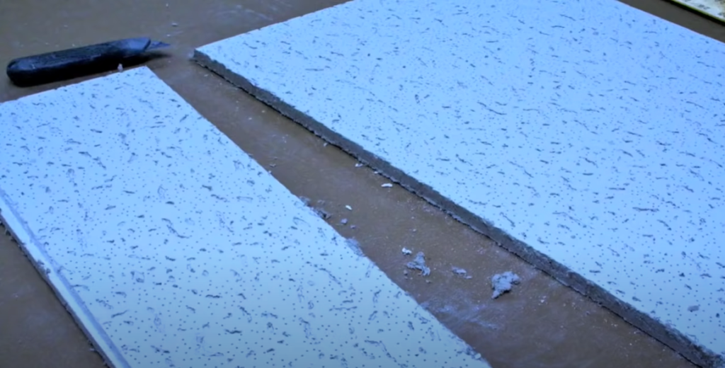 What types of tiles can you use for a drop ceiling